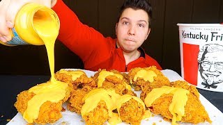 Cheesy KFC • Exposing SAS-ASMR With Receipts (Hot Tea) • MUKBANG