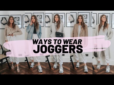How To Style Joggers / 5 Everyday Outfit Ideas /...