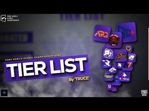 2025 PMGC Tier List By 'TRUCE' - THE GAUNTLET