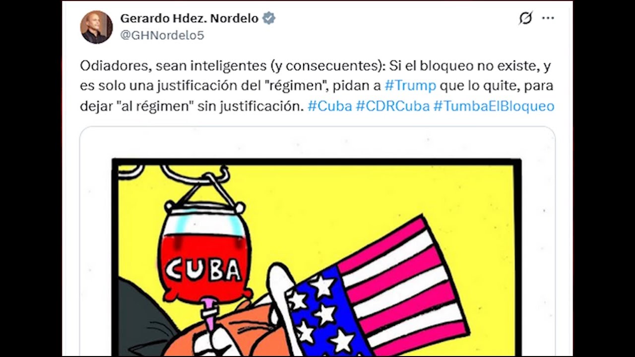 ¿Pedirán a Trump quitar el bloqueo a Cuba, ya que es una "justificación del régimen"?
