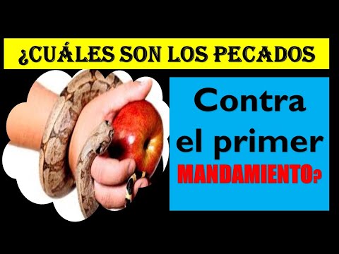 PECADOS contra el PRIMER MANDAMIENTO (ocho formas de ofender a Dios)