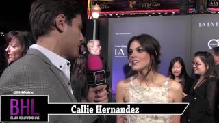 Callie Hernandez Interview | La La Land Premiere video