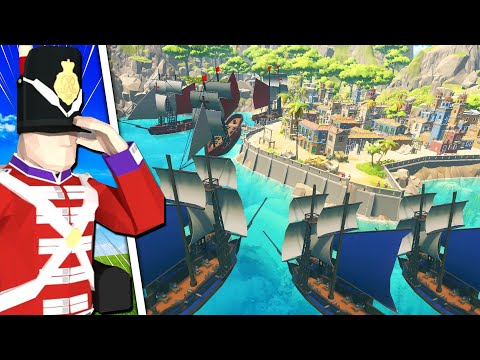 1,000 Red Coats Defend ISLAND FORTRESS from Invasion! - Ravenfield