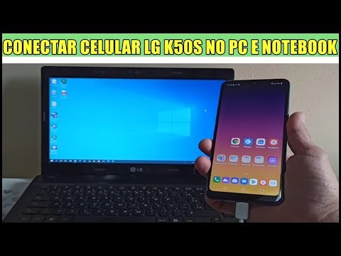 How to Connect LG K50s Cell Phone to PC and Notebook to Transfer Data