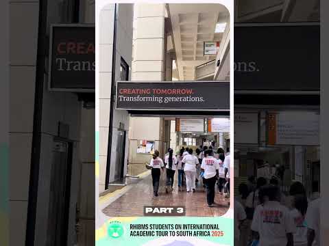 RHIBMS Students Visits University of Johannesburg in South Africa.