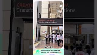 RHIBMS Students Visits University of Johannesburg in South Africa.