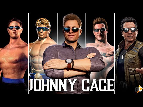 Mortal Kombat JOHNNY CAGE Evolution 1992-2023 | 2K 60FPS