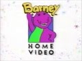Barney Home Video Logo 1992 Homemade