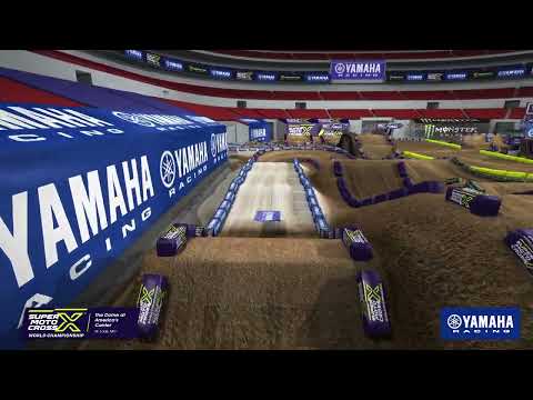 2025 SMX Playoff 2 | St. Louis, MO | Yamaha Animated Track Map