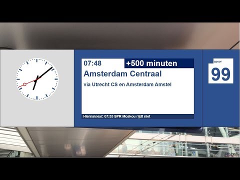 [NS Dutch train annoucementsmix] Reasons for delays