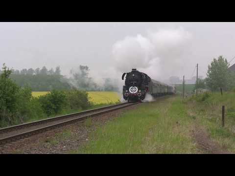 Mit dem Jumbo 44 1486 auf Geburtstagsrundfahrt + 41 1144 und 94 1538 rund um Thüringen