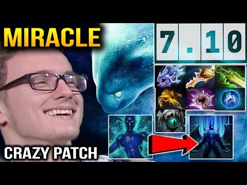MIRACLE 7.10 CRAZY PATCH Dota Puck VS Morphling Crystallize