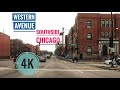 South Western Avenue: Driving in Southside Chicago: 4K: Streets of the Americas