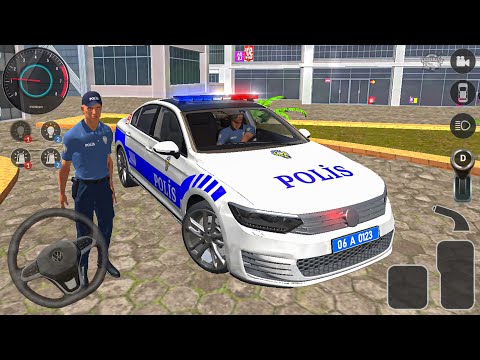 Volkswagen Passat Türk Polis Arabası Sürüş Oyunu - Polis Oyunu 2025 #152 - Android GamePlay