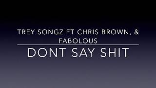 Trey Songz - Dont Say Shit ft Chris Brown and Fabulous Official Lyrics