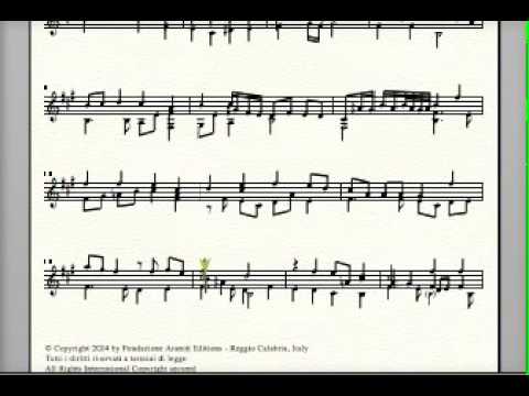 Giulio Abundante: Fantasia nr. 5 - Tratta da "Il Quinto Libro de Tabolatura da Liuto" Venezia 1587