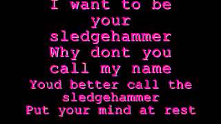 Peter Gabriel - Sledgehammer - Lyrics - 1986