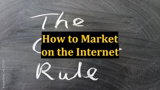 How to Market on the Internet