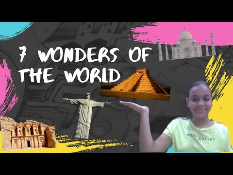 7 Wonders Of The World | Webpage | Laavya Lohia