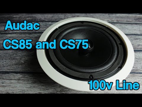 Audac CS75 & CS85 100v Line Ceiling Speakers