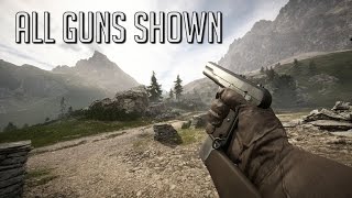 All Guns Shown - They Shall Not Pass DLC - Battlefield 1