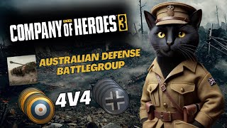Company of Heroes 3 | 4v4 British Forces Multiplayer Gameplay - No Commentary