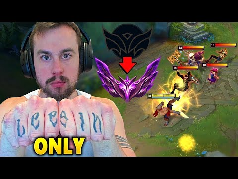 I have hit my NEW Peak for Season 13! | ONLY Lee Sin from Unranked to Masters