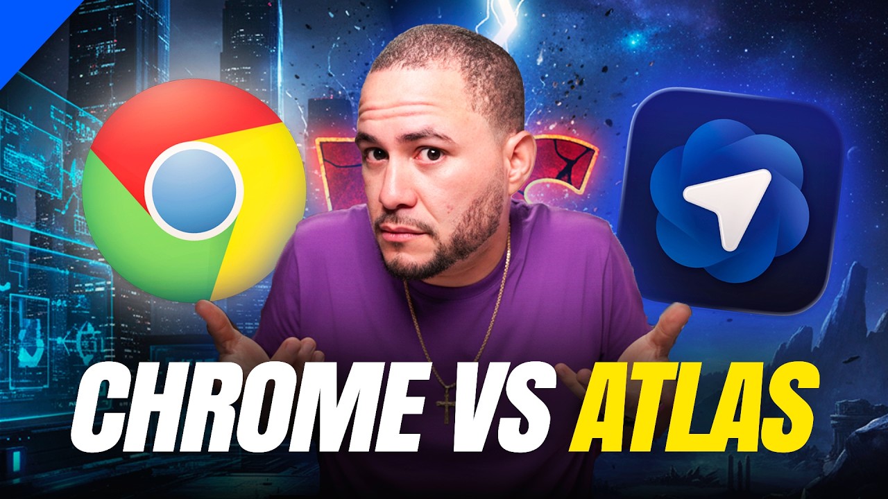 GOOGLE CHROME VS ATLAS CHAGPT PRUEBA DE VELOCIDAD
