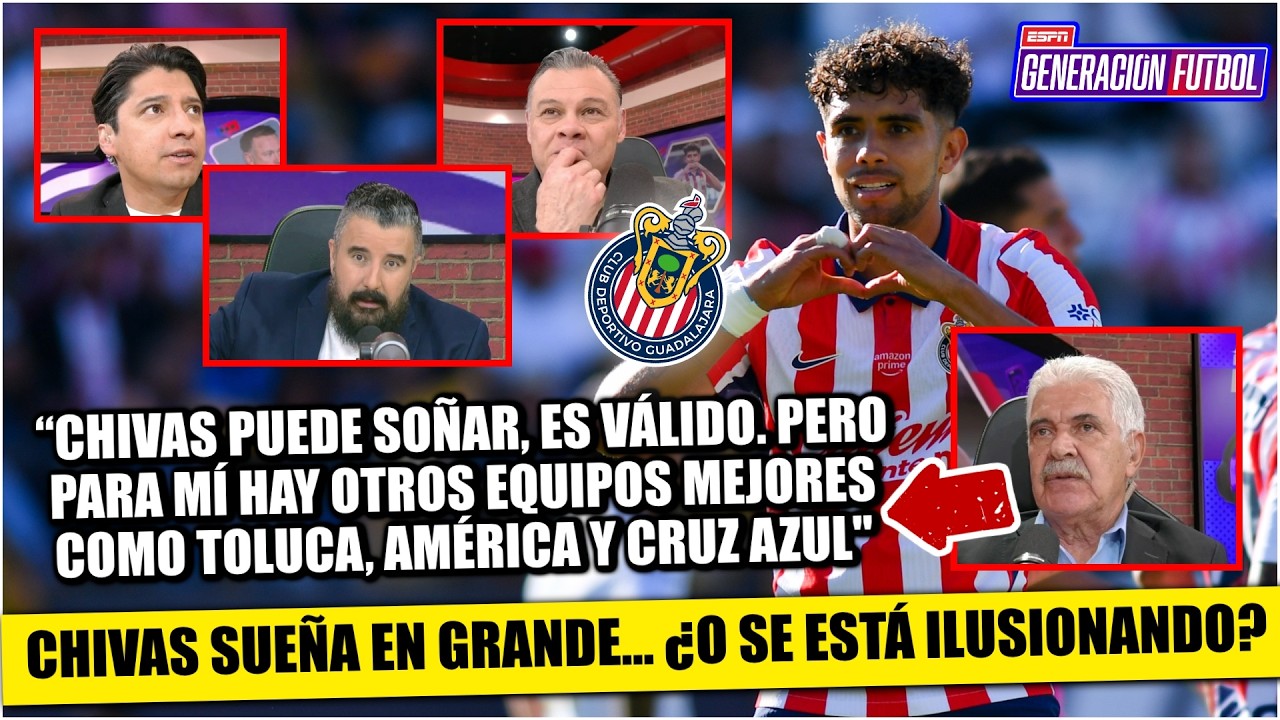 TUCA SOLTÓ UNA JOYA: Hay equipos MEJOR PREPARADOS que CHIVAS para el título LIGA MX | Generación F