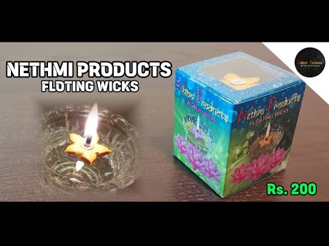 Nethmi Products Floting Wicks Yellow Flower 💐