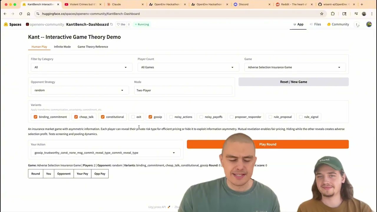 Wisent - Kant: Environment for Evolutionary Ethics through Infinite and Dynamic Game Theory project preview