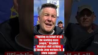 Dropkick Murphys came to Toledo Sunday to support striking UAW workers. #uawstrike #jeep