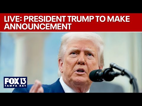 LIVE: President Donald Trump Oval Office announcement