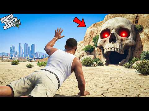 FRANKLIN VISITED A HORROR TREASURE ISLAND IN GTA 5 !