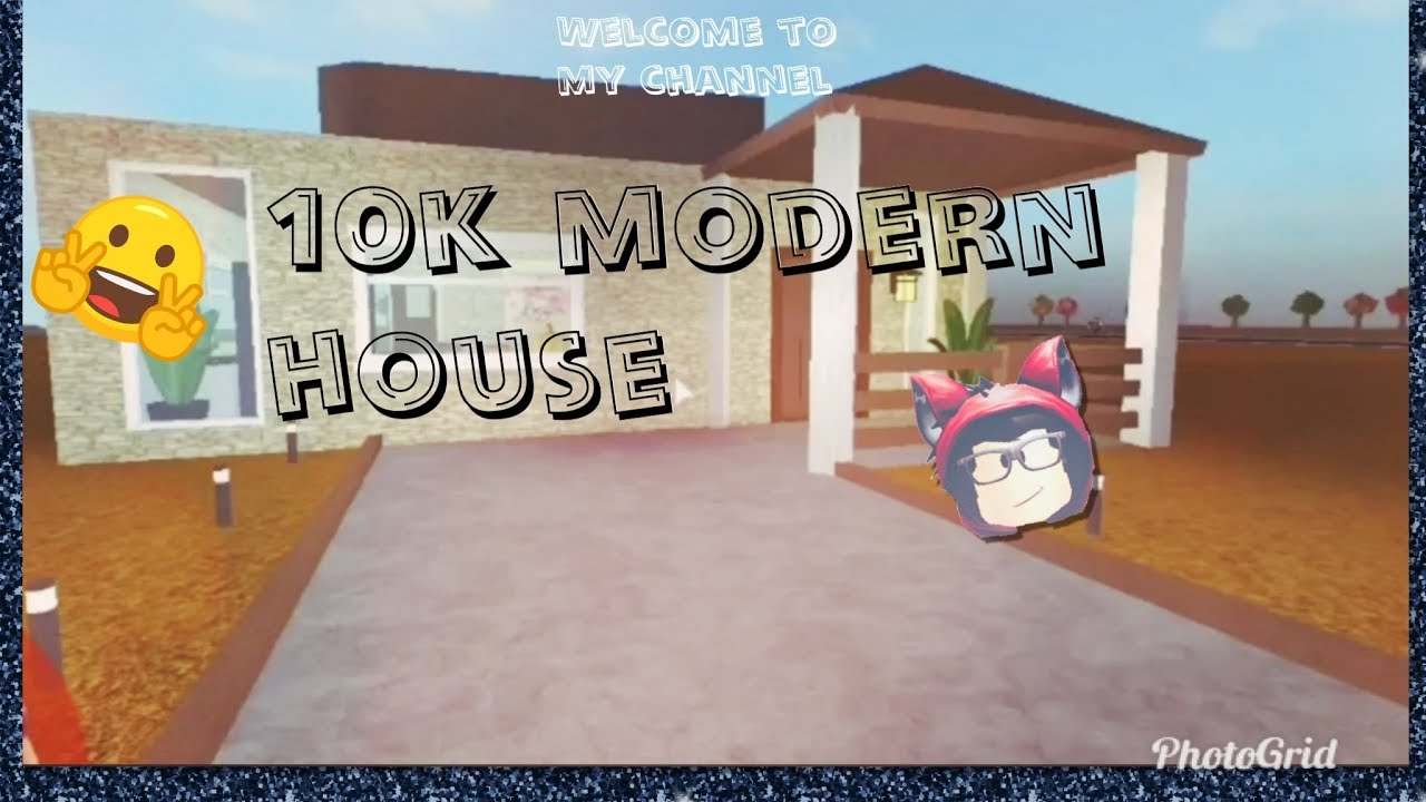 10k modern house tutorial (Welcome to bloxburg roblox)
