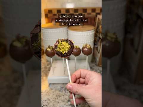 Dubai Chocolate Bar Cake Pop