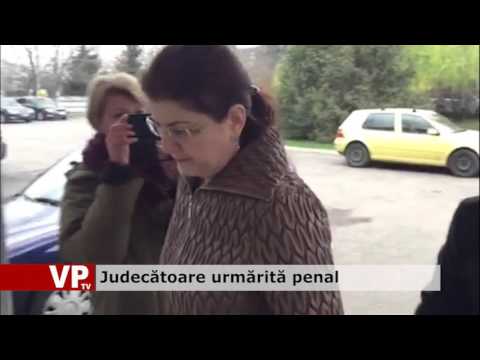 Judecătoare urmărită penal