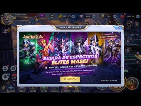 Banner de Espectros, summon, eventos y + | Saint Seiya: Awakening KotZ