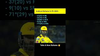 Ajinkya Rahane In IPL 2023 #ipl #cricket #ipl2023 #iplnews #cricketshort