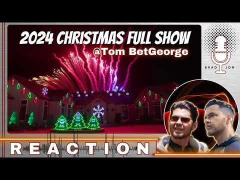 FIRST TIME WATCHING | 2024 Full Christmas Light Show @TomBetGeorge | REACTION