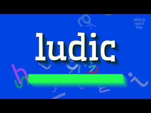 How to say "ludic"! (High Quality Voices)
