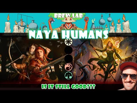 MTGA - BrewLab - Naya Humans ⚪️🔴🟢 (Standard)