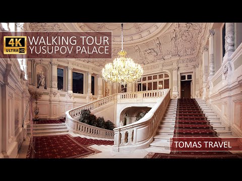 WALKING TOUR YUSUPOV PALACE ST PETERSBURG 4K - ПРОГУЛКА ТУР ДВОРЕЦ ЮСУПОВА САНКТ ПЕТЕРБУРГ