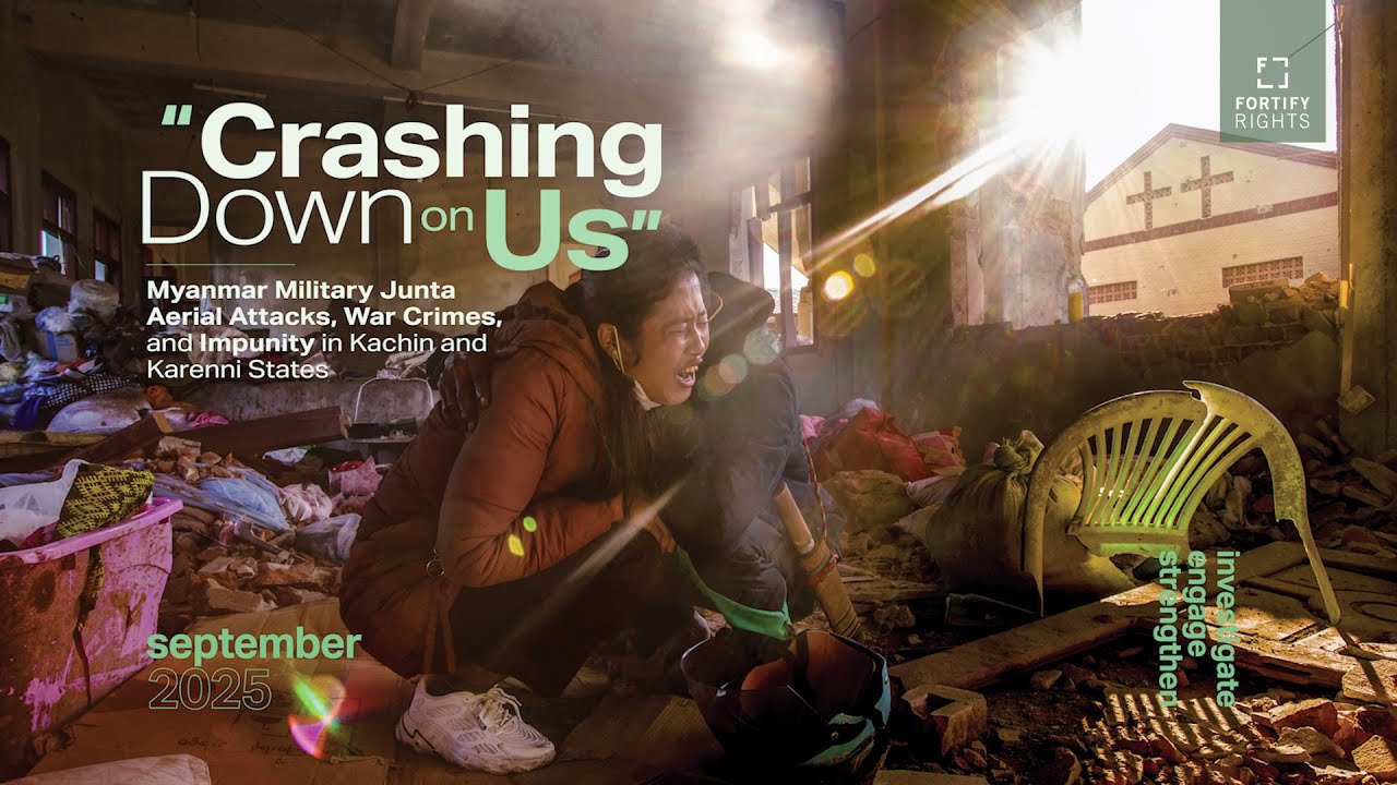 "Crashing Down on Us": New Report Exposes War Crimes Committed by the Myanmar Junta