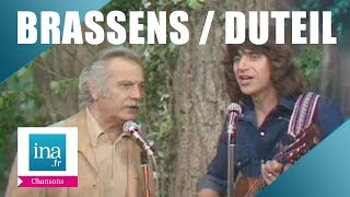 Georges Brassens et Yves Duteil 