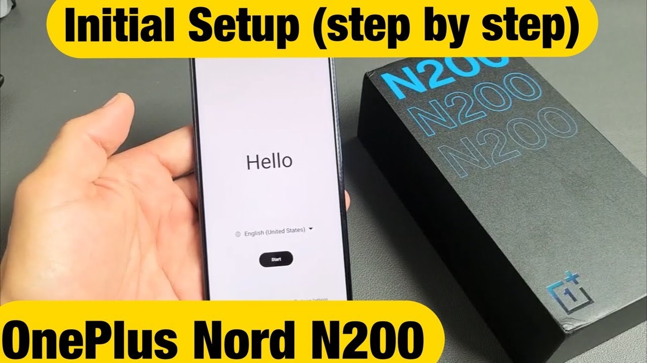 OnePlus Nord N200: How to Setup (step by step for beginners)