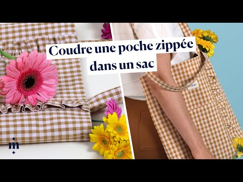 Sewing Tutorial: How to Sew a Zippered Pocket into a Bag