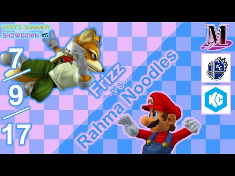 Frizz (Fox) VS Rahma Noodles (Mario) SSBM Vest Summer Showdown #5