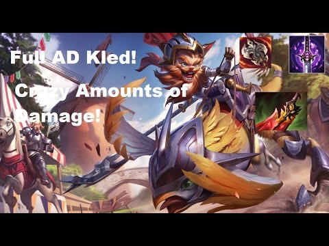 League of Legends | MA MAN KLED! FULL DAMAGE TOP, ACTUALLY BROKEN!?