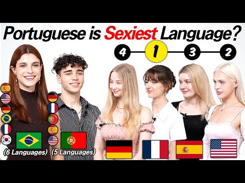 2 Polyglots Ranking 6 Languages!!! Which Language is Sexiest??